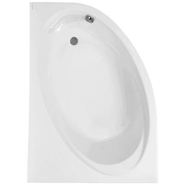 Акриловая ванна Poolspa Orbita 150x100 см, левая, с ножками
