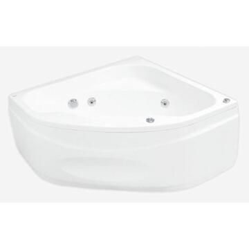 Акриловая ванна Poolspa Klio Sym 140x140 см, с ножками