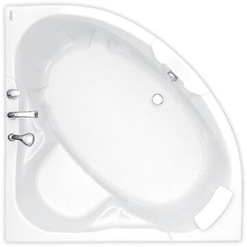 Акриловая ванна Poolspa Triangel 155x155 см, с рамой