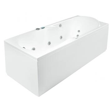 Акриловая ванна Poolspa Muza XL 160x75 см, с ножками