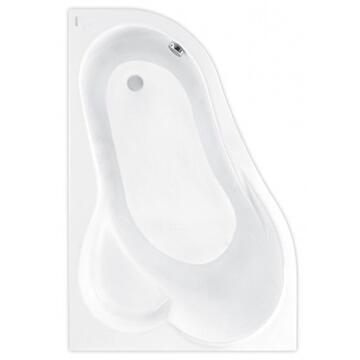 Акриловая ванна Poolspa Leda 160x100 см, левая, с ножками