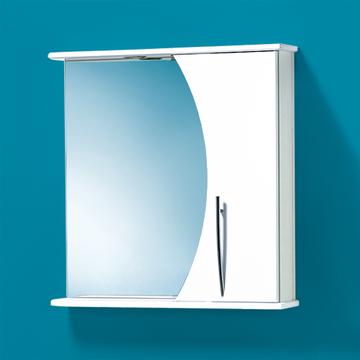 Зеркальный шкаф для ванной Акваль Палермо 72х70х14