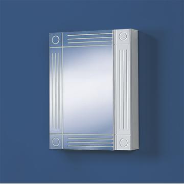 Зеркальный шкаф для ванной Акваль Оливия 60х50х12.6