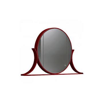 Зеркальный шкаф для ванной Belux Версаль 138х83.2х10.4, бордовый глянцевый
