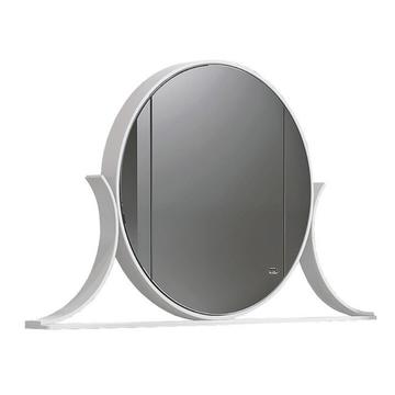 Зеркальный шкаф для ванной Belux Версаль 138х83.2х10.4, белый