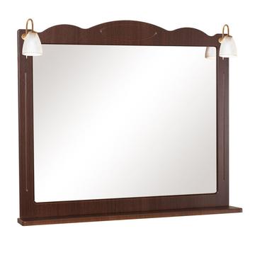 Зеркало для ванной Аква Родос Классик 15.5х100х87, орех итальянский 100 см