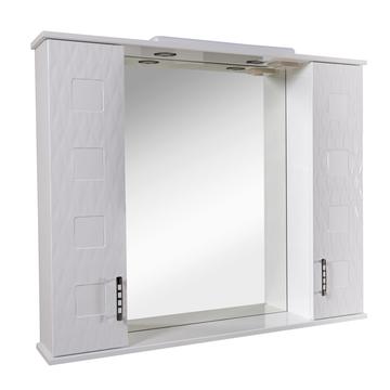 Шкаф с зеркалом для ванной Аква Родос Ассоль 100