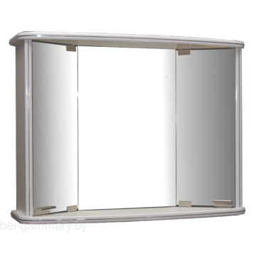 Шкаф настенный зеркальный Гамма 19 (белый)