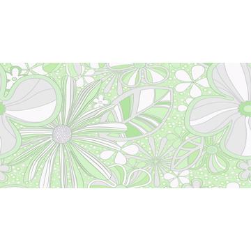 Плитка-декор настенный Belani Фрезия 50x25, 1 зеленый