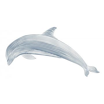 Плитка-декор настенный Belani Марис 60х30, дельфин