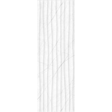Настенная плитка Belani Верди 75х25, белый, декор 1