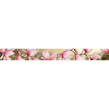 Бордюр фриз Belani Мираж 50х5,4, серо-розовый