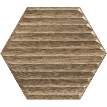Настенная плитка Paradyz Woodskin 19.8х17.1, wood heksagon struktura B