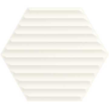 Настенная плитка Paradyz Woodskin 19.8х17.1, bianco heksagon struktura B