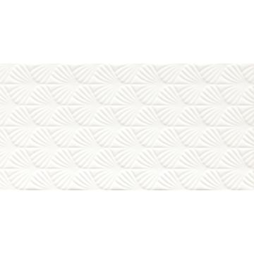 Настенная плитка Paradyz Adilio 59.5x29.5, Bianco, Fan, структура