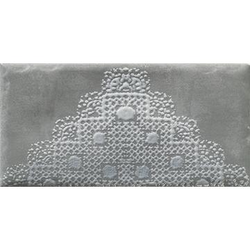 Плитка-декор настенный Paradyz Moli 19.8x9.8, Nero, C