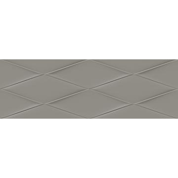Настенная плитка Cersanit Vegas 75х25, рельеф, серый