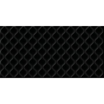 Настенная плитка Cersanit Deco 59.8х29.8, черный, рельеф