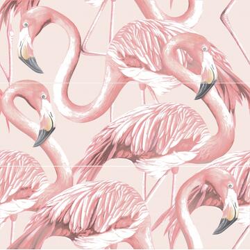 Панно Cersanit Gradient 59.8х59.4, фламинго розовый