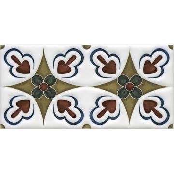 Плитка-декор настенный Kerama Marazzi Клемансо 15х7.4, орнамент Плитка-декор настенный Kerama Marazzi Клемансо 15х7.4, орнамент