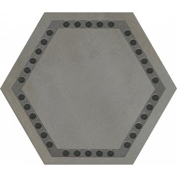 Плитка-декор напольный Kerama Marazzi Раваль 33.4х29, серый