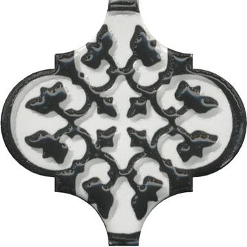 Плитка-декор настенный Kerama Marazzi Арабески 6.5х6.5, глянцевый орнамент