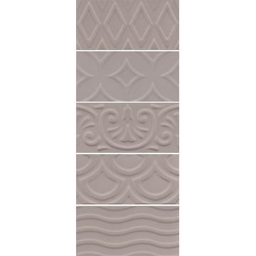 Плитка-декор настенный Kerama Marazzi Авеллино 7.4х15, коричневый структура микс