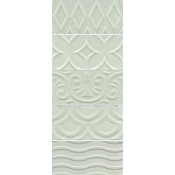 Плитка-декор настенный Kerama Marazzi Авеллино 7.4х15, фисташковый структура микс