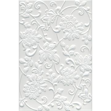 Настенная плитка Kerama Marazzi Аджанта 20х30, цветы белый