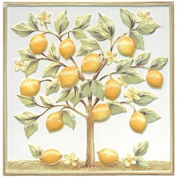 Плитка-декор настенный Kerama Marazzi Капри 20х20, лимонное дерево Плитка-декор настенный Kerama Marazzi Капри 20х20, лимонное дерево