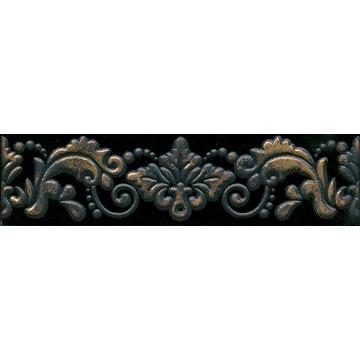 Бордюр Kerama Marazzi Махараджа 30х7.2, черный