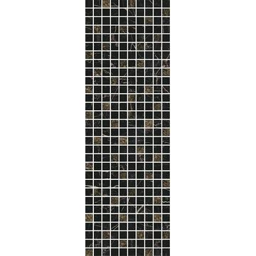 Декор настенный мозаичный Kerama Marazzi Астория 25x75, чёрный