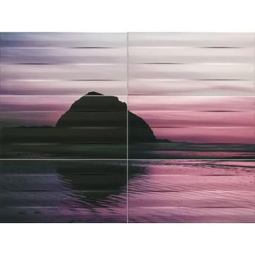 Плитка-панно настенное Tubadzin Maxima 1 89.8x67.3, Violet
