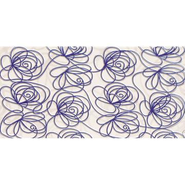 Плитка-декор настенный Tubadzin Wave 44.8x22.3, Modern Violet