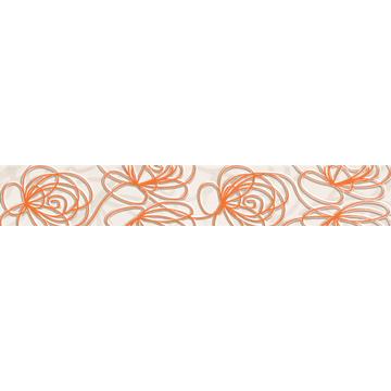 Бордюр Tubadzin Wave 44.8x7.1, Modern Orange