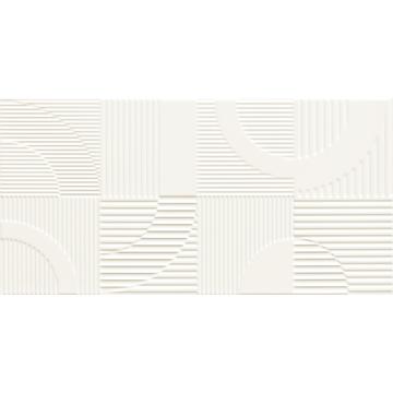 Плитка-декор настенный Tubadzin Coll 59.8x29.8, Round White Str