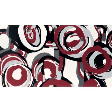 Плитка-декор настенный Tubadzin Colour 59.3x32.7, Hoop Carmine