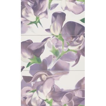 Плитка-панно настенное Tubadzin Colour 59.3x98.5, Bloom Violet