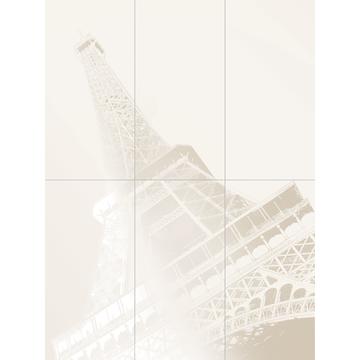 Плитка-панно настенное Tubadzin Zien Paris 89.8x119.8, Tour Effel Плитка-панно настенное Tubadzin Zien Paris 89.8x119.8, Tour Effel