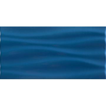 Настенная плитка Tubadzin (DOMINO) Joy Wave niebieska STR 22,3x44,8, синий