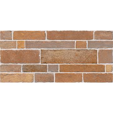 Настенная плитка Интеркерама Brick 23х50, красно-коричневый / 50 022