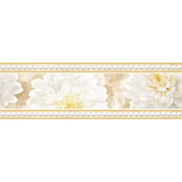 Бордюр Интеркерама Elegance 9.5х23, бежевый/БШ 81 021