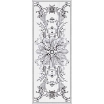 Плитка-декор настенный Интеркерама IVORY 23х60, темный