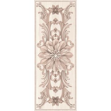 Плитка-декор настенный Интеркерама IVORY 23х60, коричневый