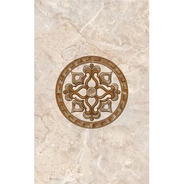 Плитка Декор Нефрит Керамика Гермес Декор 40x25, коричневый