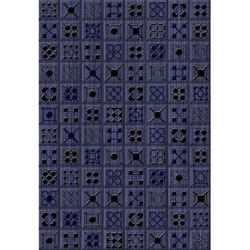 Плитка-панно настенное Керамин Калипсо 2 40х27,5, синий