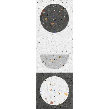 Настенная керамическая плитка Керамин Мари Эрми 7С 75x25, разноцветный