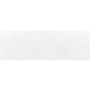 Настенная керамическая плитка Керамин Танага 7Д 75x25, белый