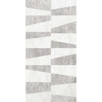 Настенная керамическая плитка Керамин Либретто 1д 60x30, сетло-серый, серый