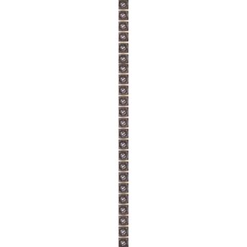 Фриз настенный Керамин Бисер 4 24,6х0,9 коричневый